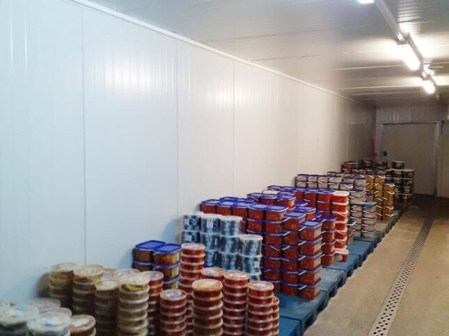 magazyn wyrobów gotowych - ryby